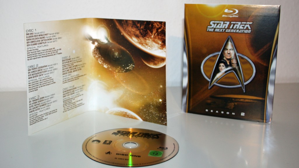 Star Trek - The Next Generation Season 2 Blu-ray Verpackung Foto: Star Trek-HD.de