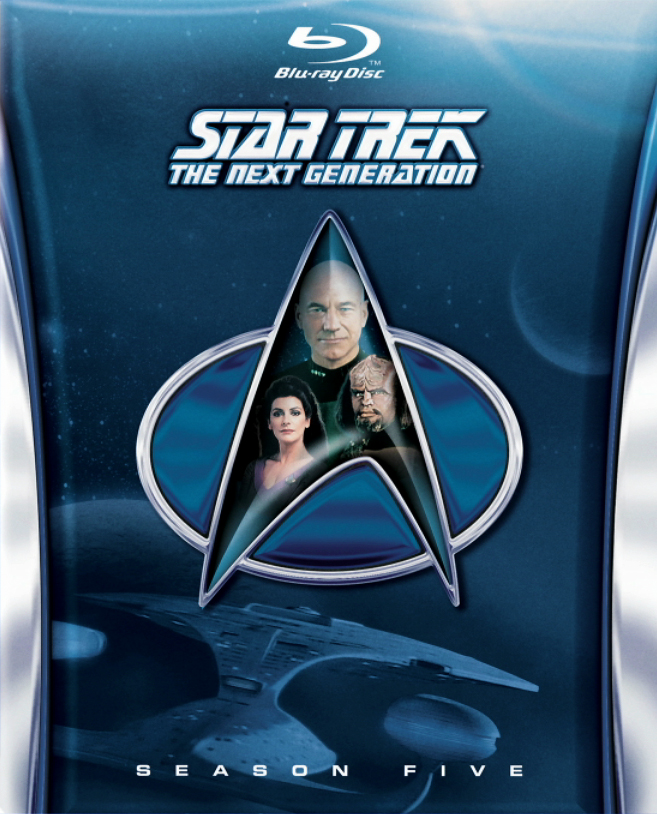 Star Trek: The Next Generation Season 5 Blu-ray Cover