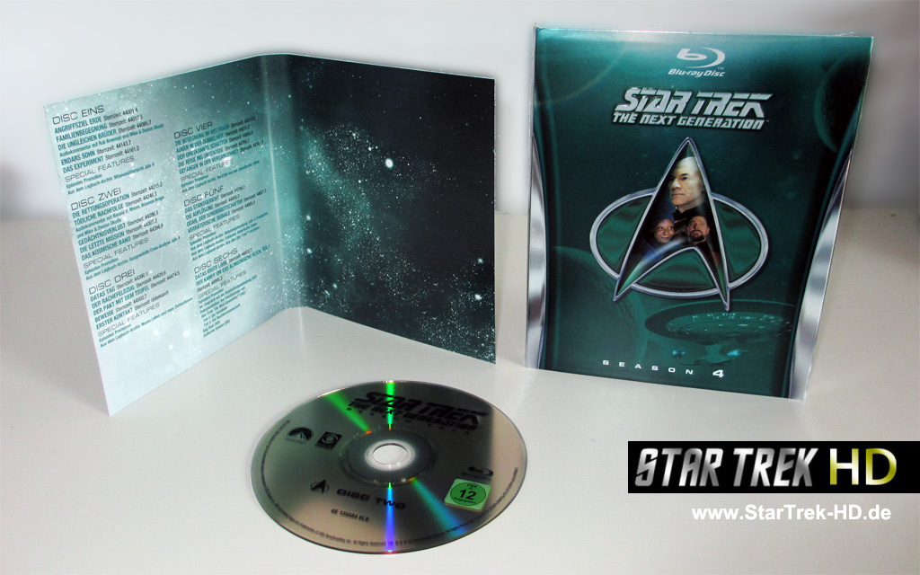 Star Trek: The Next Generation Season 4 Blu-ray Cover