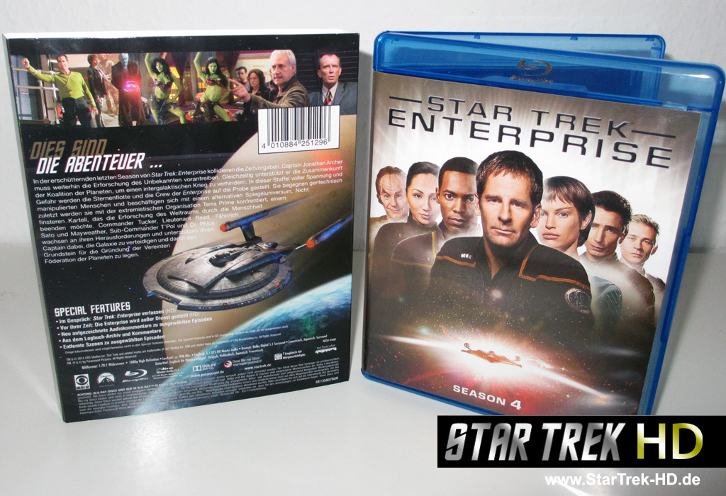Star Trek: Enterprise Season 4 Blu-ray Cover Foto: StarTrek-HD