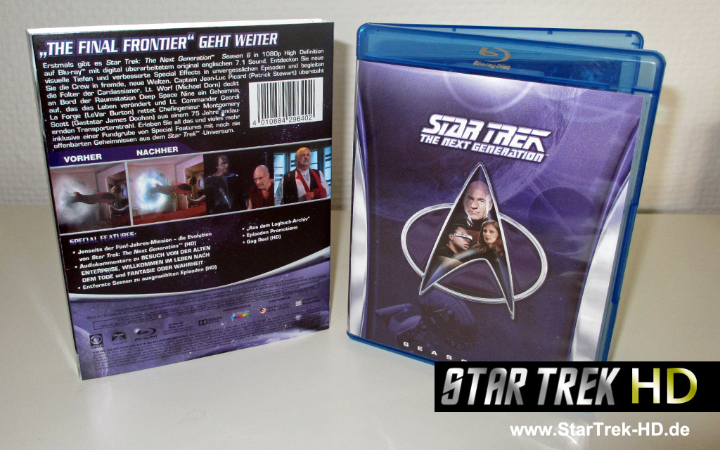 Star Trek: The Next Generation Season 6 Blu-ray Cover