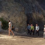 Kirk, Spock und McCoy vor den Bronson Caves. Foto: Christian Hinze