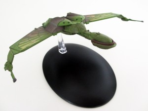 Der klingonische Bird-of-Prey aus der "Offizielle Raumschiffsammlung" (Foto: Star Trek HD)