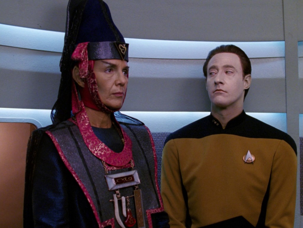 Star Trek: The Next Generation - Data's Tag (Data's Day) Blu-ray Screencap © CBS/Paramount