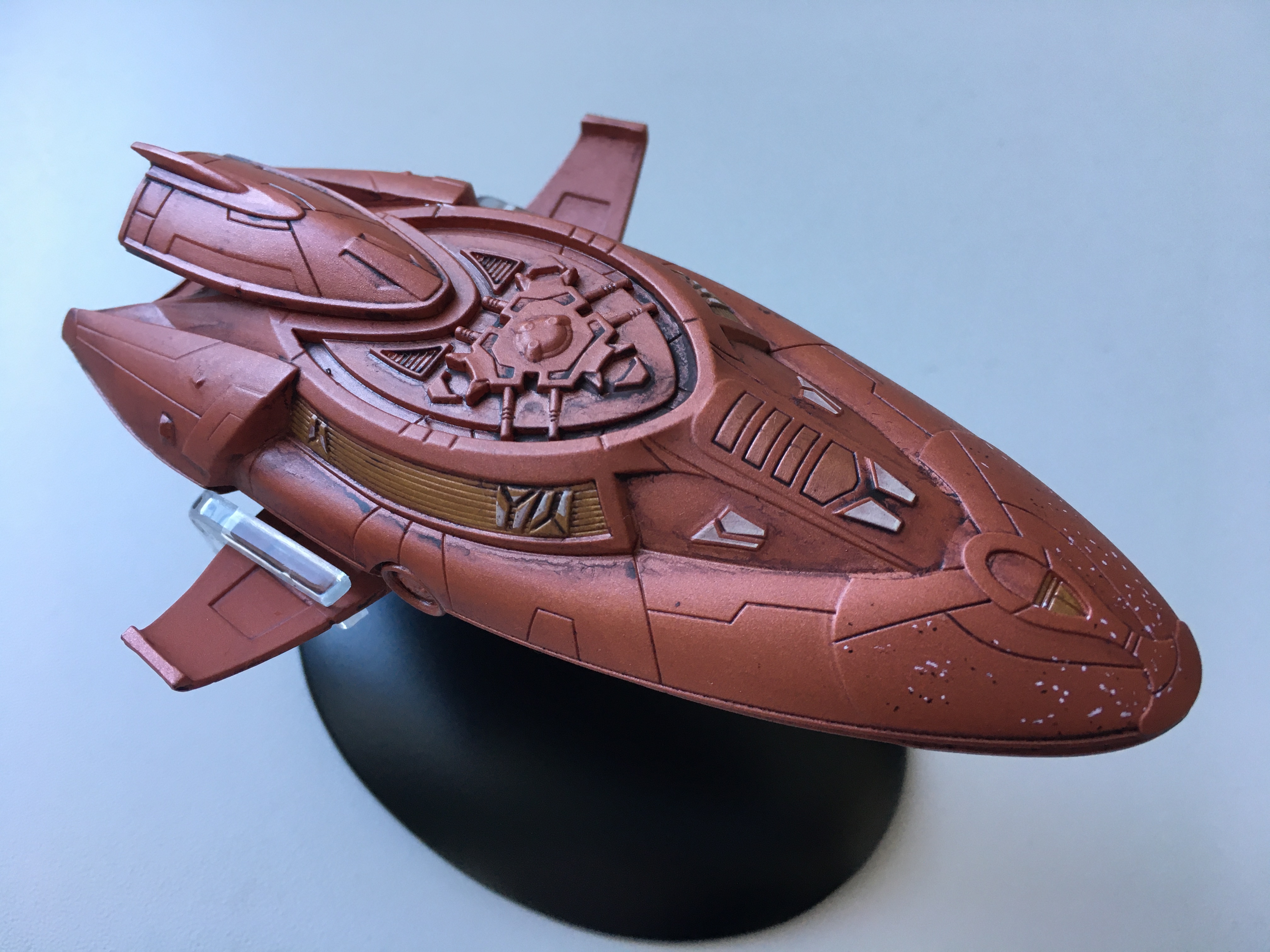 deutsch #81 Raumschiff Metall Modell Xindi Reptil Kriegsschiff Star Trek ovp 